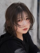 カライング(ing) 大人可愛い顔周りレイヤーボブウルフカットミディアム◎20代30代