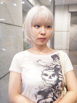 ダブ アオヤマ(DaB AOYAMA) ホワイトシルバー ウルフショート ホワイトブロンド