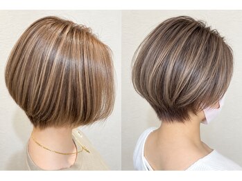 チョップ チョップ(CHOP CHOP)の写真/ハイライトや白髪ぼかし等◇様々な技法でカラーデザインします◇メテオ使用でダメージレスな透明感カラー