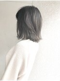 【Marl】グレージュカラーの外ハネボブ♪