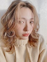 マイラグーン(MY LAGOON)&nbsp;髪質改善・韓国・ショート・ベージュハイライトインナーカラー