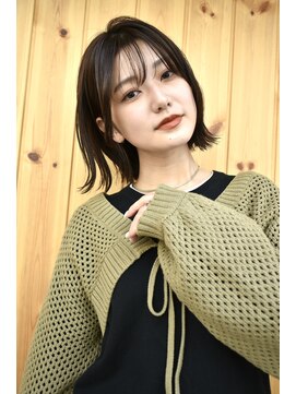 ブゾン(buZon) 【buZonブゾン】シースルーバング×外ハネロブ