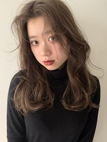 ローレンジウ(LOREN JU)&nbsp;透明感髪質改善ベージュダブルカラーミルクティーグレージュ