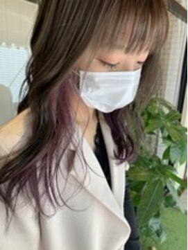 エクラートリアン 藤沢店(ECLART Lien) イメチェン！インナーカラー！[藤沢/髪質改善]