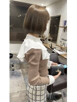 リズム(lysm)&nbsp;ラインボブ × アッシュベージュ