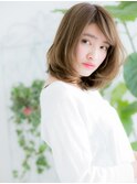 綾瀬/髪質改善/斜めバング×外国人風カラー×ボブパーマf