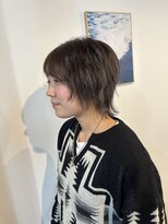 マリン(Marine)&nbsp;20代30代ウルフカットレイヤーカットアッシュベージュ