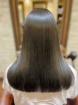 シャル 八王子(shalu)&nbsp;髪質改善ストレート＊アッシュブラック