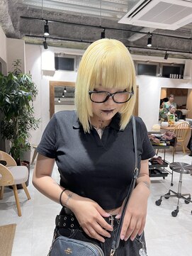 アドア 横浜(ADORE) 【ADORE横浜】抜きっぱなしブリーチ×ボブ