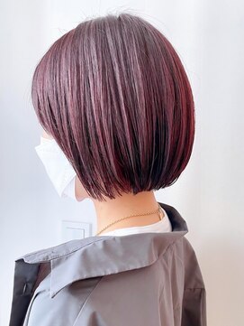 セイドット オモテサンドウ(Say. omotesando) say. 丸みショート ベビーピンク カシスピンク ニュアンスカラー