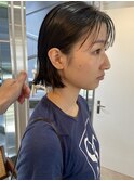 切りっぱなしボブ☆黒髪ボブ