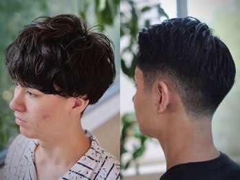 イーピーアザブ(EPAZABU)の写真/王道バーバーstyleからライン/パーマを効かせた一癖ヘアまで◆1席のみの特別なBARBER SALONで理想を叶える~