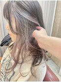 明るめインナーカラー