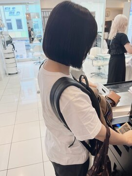 ヘアアンドデイスパ アグー(hair&dayspa AGU) 【横須賀中央　AGU】タッセルボブ　秋ヘア