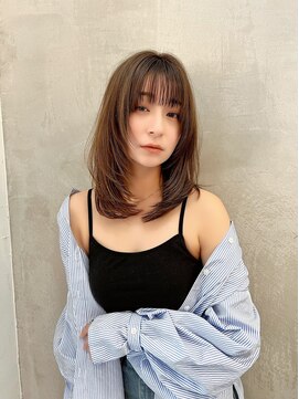 ロンド パルティール 大宮(Lond partir) 前髪カタログアンブレラカラーこなれミディウェーブパーマ大宮