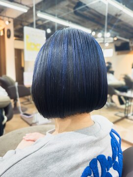 ライズ バイ レボ 柏店(RISE by REVO) アンブレラカラー/サファイアブルー×オフブラック