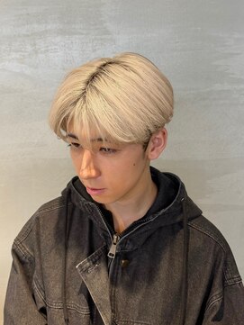 トゥイン 八王子(TWIN) シースルーマッシュ　ハイトーン　ミルクティーベージュ