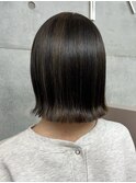 ナチュラルハイライトボブ