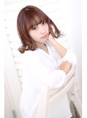 外はねピンクブラウン☆☆