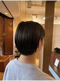 襟足スッキリ×上品ショートスタイル