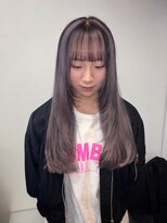 ベル(BEL)&nbsp;【デザインカラー】ストライプカラー×シルバーパープル