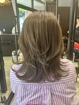 ポリッシュヘアーメイク 金町店(POLISH hair make) ミディアムレイヤー