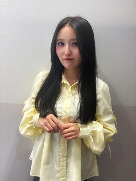 サロウィン 大宮Crest店(SALOWIN) ◯オリーブ 緑 ロングアレンジ 髪質改善水素トリートメント