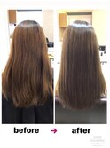 髪質改善カラー