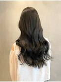 ブリーチなしダブルカラー/透明感/マットダークグレージュ