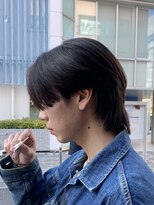 オーガニック アトリエ 大宮(organic+atelier)&nbsp;韓国風センターパートマッシュウルフストレートヘア