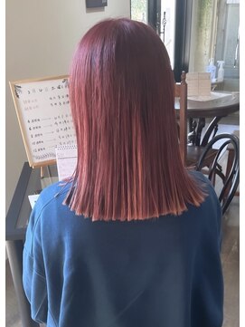 ココロヘアー ウィル 半田山店(Cocolo hair Will) 艶ピンクロブ