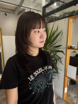 アムヘアー(A.M. hair) ミディアムレイヤー/レイヤーカット/ウルフカット/ショート