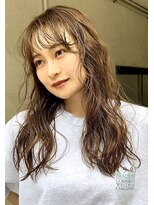 ナループロアオハナ(Nalu pu loa ohana) ロングパーマウェーブパーマゆるめパーマミディアムパーマ