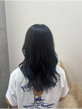 アンド ラ ブランシュ(&.La Blanche) 暗めカラー/ミディアムヘア/デザインカラー/縮毛矯正