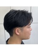 センターパート/刈り上げセンターパート