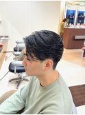 【センターパートマッシュ】抜け感×色気を纏う上品メンズカット