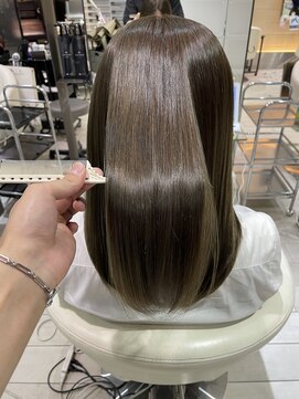 エアー 銀座(air) ロングヘア×艶ストレート／髪質改善トリートメント