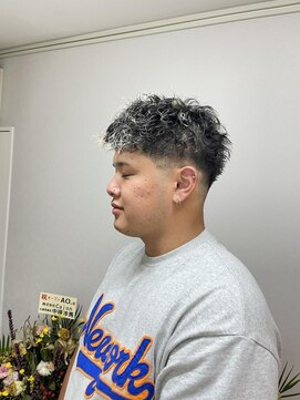 アオ(AO。) クリームパーマ/横浜美容室/石川町美容室/特殊パーマ/波巻き