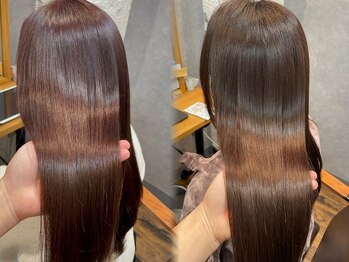 サロンド アクトレス 恵比寿店(salon de actress)の写真/N.ケラリファインTr取扱salon★2種類の還元ケラチン×熱の効果で毛先まで輝く艶髪に♪ルフレカラーと相性も