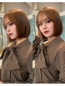 ロンド 銀座(Lond) ◆しなる◆ 髪質改善/大人ガーリー/ダークアッシュ/ボブ75