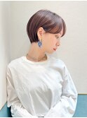 ハンサムショート/丸みショートボブ/20代30代40代50代/顔周り
