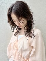 レクタ(recta)&nbsp;大人30代透明感たっぷりの濡れ感ミディ × ナチュラルレイヤー