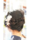 【浴衣ヘアセットアップ】大人っぽい浴衣のセット307