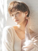 アニモフィオレンテ 大沢店(animo FIORENTE)&nbsp;+animo大沢+ヘーゼルベージュ×マッシュウルフショートボブe