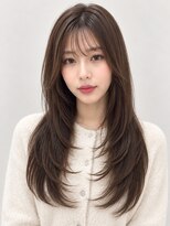 アズールサン 草加西口店(azule-sun)&nbsp;大人女性,髪質改善カラー,レイヤー,オリーブベージュ【草加】