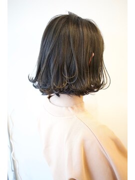 ドロワー(DRAWER) 《スモーキーカラー☆》マットグレージュ×外ハネボブ