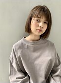 【mee.】ブチ　オシャレストレートボブ