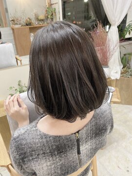 マロウ(mallow) 《花屋併設》グレージュボブ@20代30代40代@COTAトリートメント