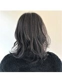 グレージュ × ハイライト