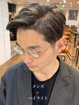 ノラキチジョウジ(NORA KICHIJOJI) #メンズ#ハイライト#ブリーチ#センターパート#韓国#古沢提案